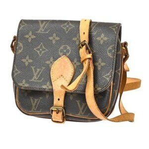 LOUIS VUITTON Mini Cartouchiere Shoulder Bag Monogram Leather BN M51254 32KC134